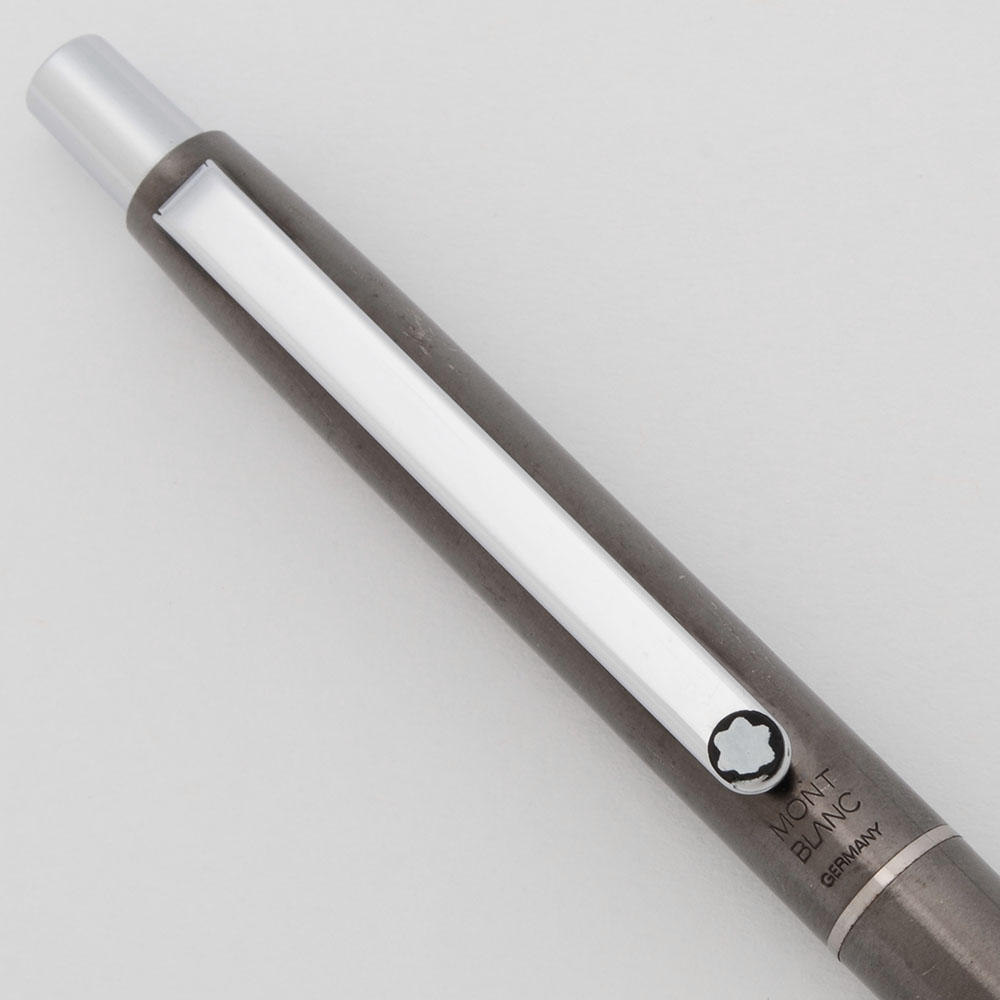 Montblanc 2nd Gen. Slim Line Ballpoint Pen (1980s) - Gunmetal